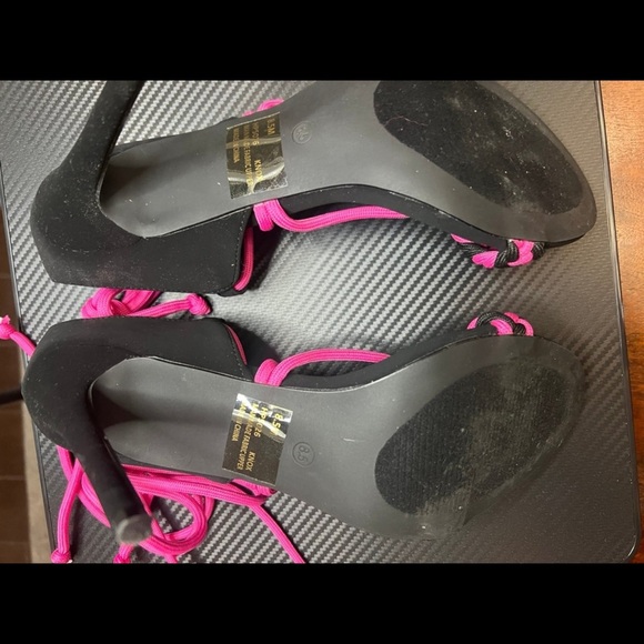 Mid Calf Heels - Picture 2 of 4